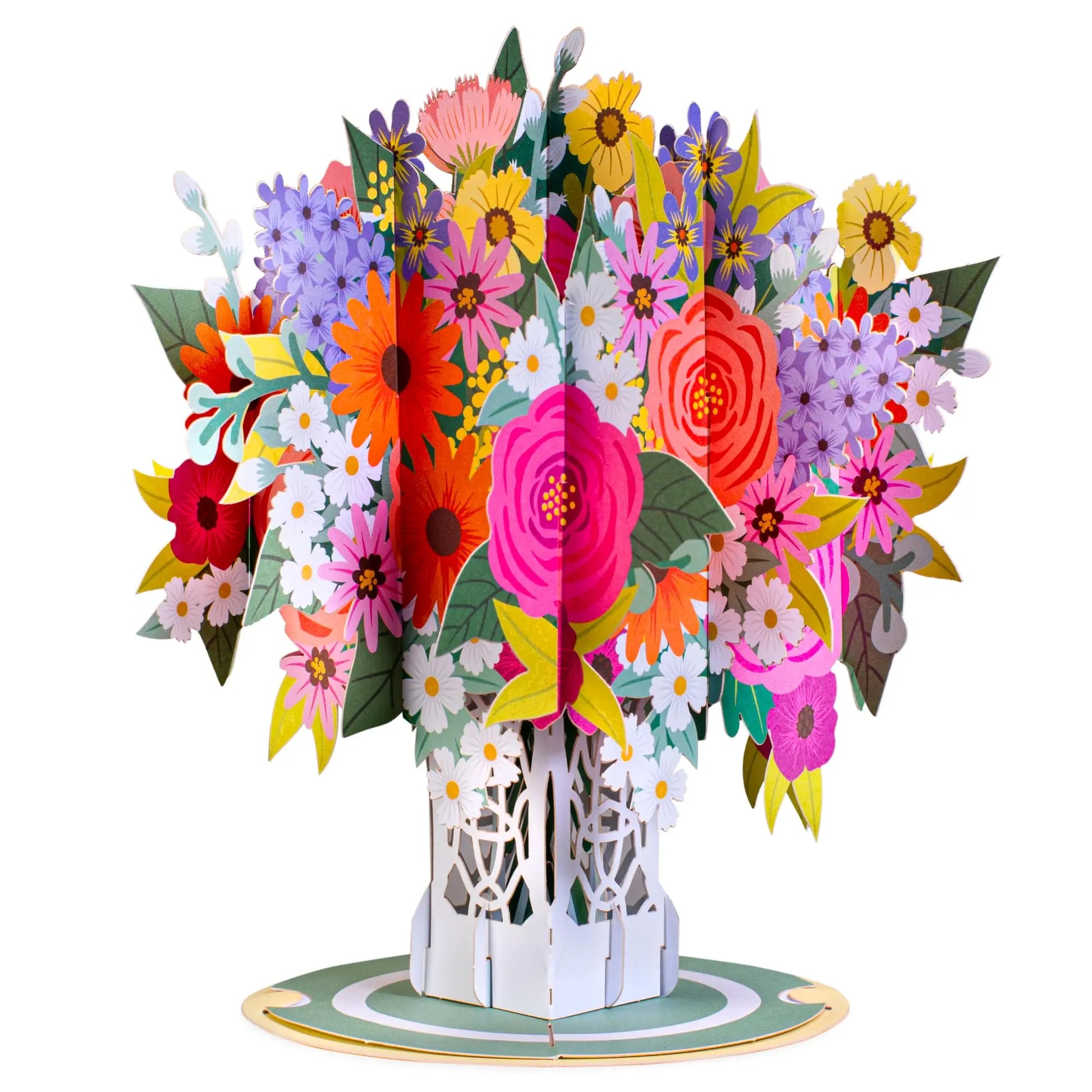 Paper Love Flower Bouquet Pop-Up Card – Mothers Day Gift, Mother'S Day Card, Mom'S Day Flowers, 3D Popup Greeting Card & Keepsake Flowers. Unique Thoughtful Viral 2026 Gifts for Mom, Wife, Grandma, Mother-In-Law, Birthday, Anniversary, Get Well, Thank You