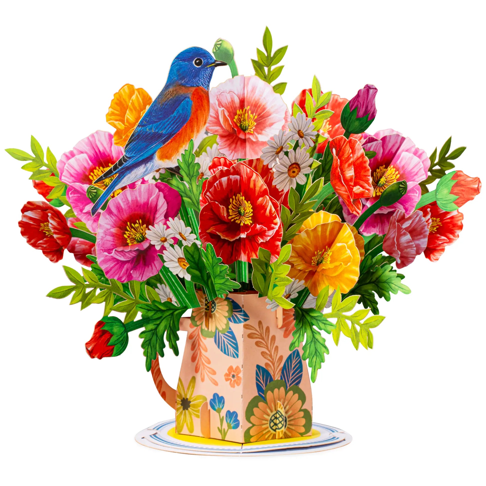 Paper Love Flower Bouquet Pop-Up Card – Mothers Day Gift, Mother'S Day Card, Mom'S Day Flowers, 3D Popup Greeting Card & Keepsake Flowers. Unique Thoughtful Viral 2026 Gifts for Mom, Wife, Grandma, Mother-In-Law, Birthday, Anniversary, Get Well, Thank You