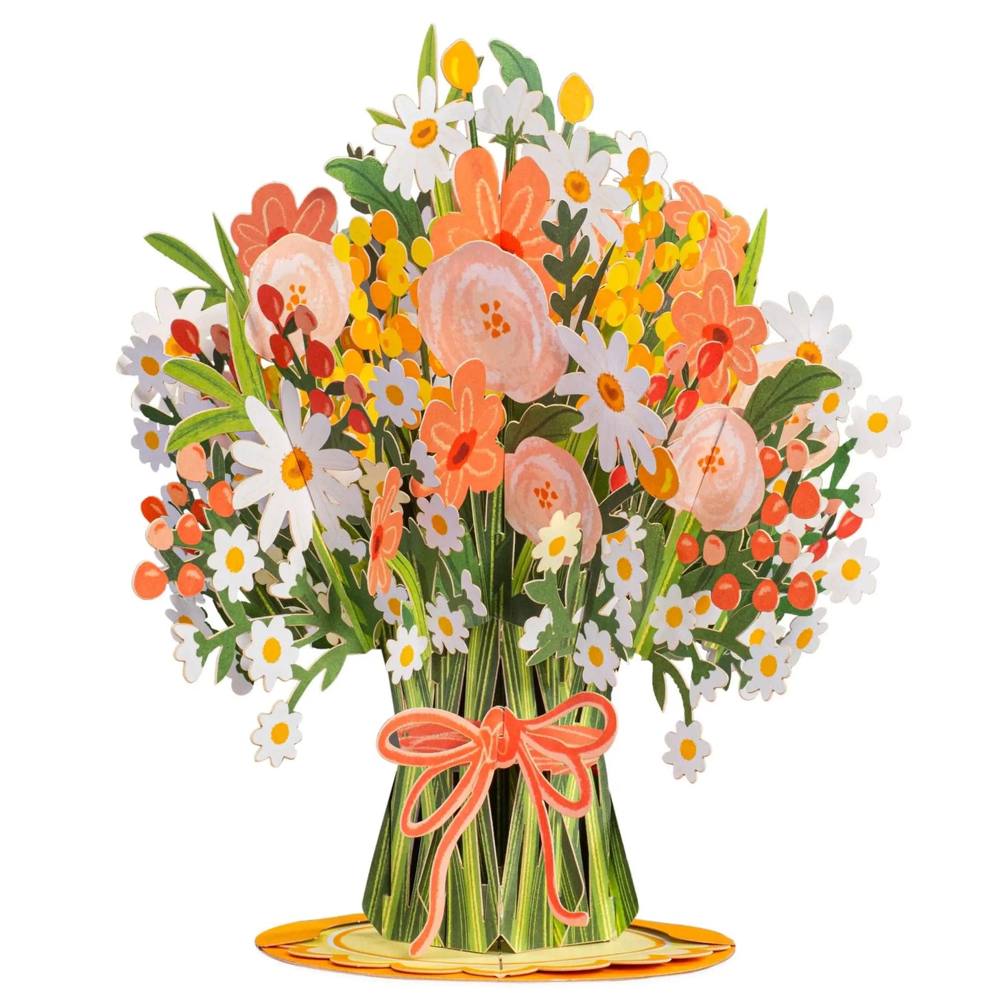 Paper Love Flower Bouquet Pop-Up Card – Mothers Day Gift, Mother'S Day Card, Mom'S Day Flowers, 3D Popup Greeting Card & Keepsake Flowers. Unique Thoughtful Viral 2026 Gifts for Mom, Wife, Grandma, Mother-In-Law, Birthday, Anniversary, Get Well, Thank You