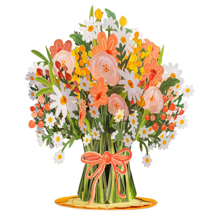Paper Love Flower Bouquet Pop-Up Card – Mothers Day Gift, Mother'S Day Card, Mom'S Day Flowers, 3D Popup Greeting Card & Keepsake Flowers. Unique Thoughtful Viral 2026 Gifts for Mom, Wife, Grandma, Mother-In-Law, Birthday, Anniversary, Get Well, Thank You