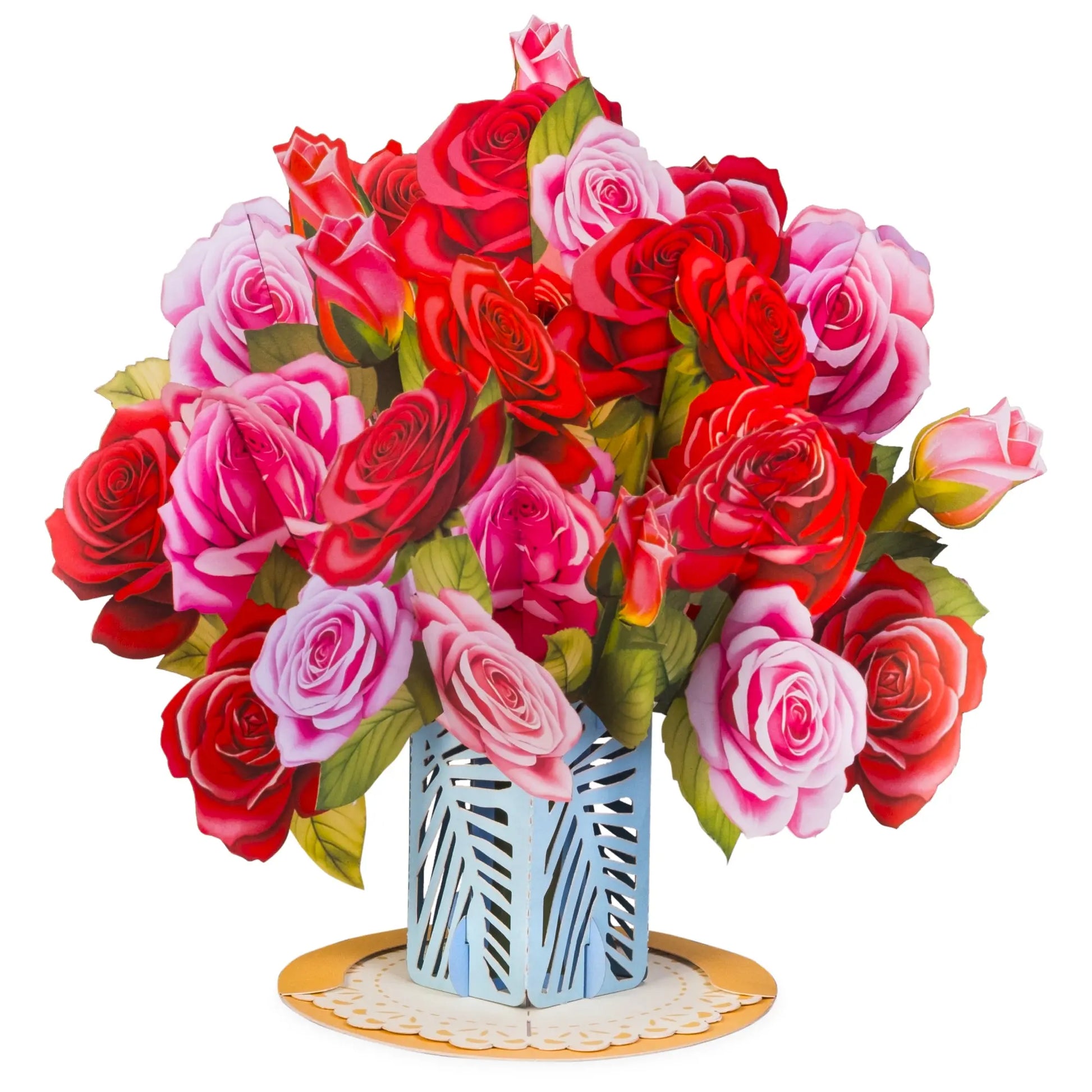 Paper Love Flower Bouquet Pop-Up Card – Mothers Day Gift, Mother'S Day Card, Mom'S Day Flowers, 3D Popup Greeting Card & Keepsake Flowers. Unique Thoughtful Viral 2026 Gifts for Mom, Wife, Grandma, Mother-In-Law, Birthday, Anniversary, Get Well, Thank You