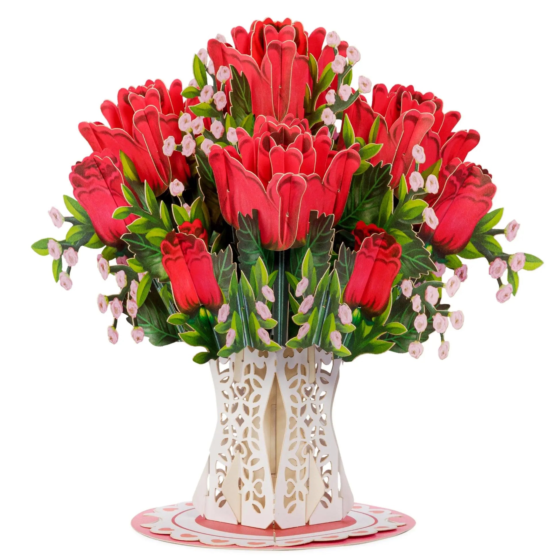 Paper Love Flower Bouquet Pop-Up Card – Mothers Day Gift, Mother'S Day Card, Mom'S Day Flowers, 3D Popup Greeting Card & Keepsake Flowers. Unique Thoughtful Viral 2026 Gifts for Mom, Wife, Grandma, Mother-In-Law, Birthday, Anniversary, Get Well, Thank You